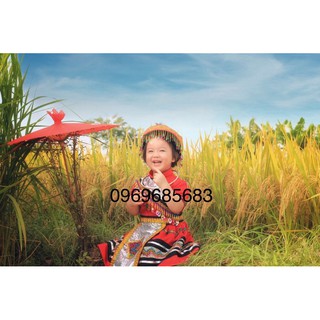 Bộ dân tộc H’mông bé gái Kèm mũ