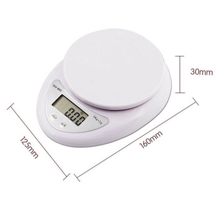 Cân điện tử mini nhà bếp Electronic Kitchen Scale loại 5kg