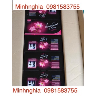 Giấy thơm aroma sheet hương hoa sen hồng dùng cho máy giặt khô lg styler, samsung