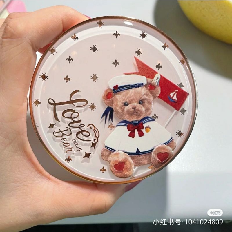 Phấn nén phấn phủ gấu Love bear Flowers knows