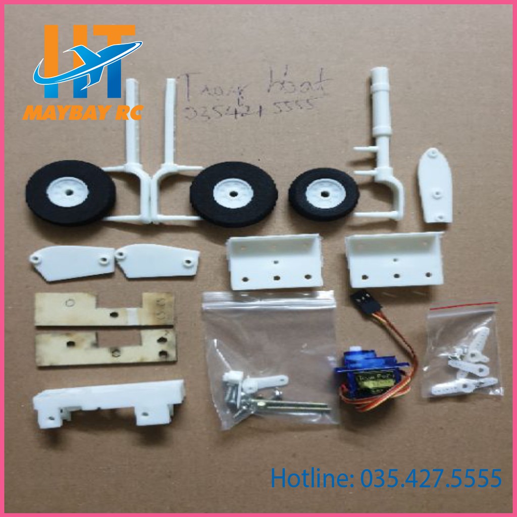 Combo Bộ Càng Lái Mũi Su27, F22 + Servo