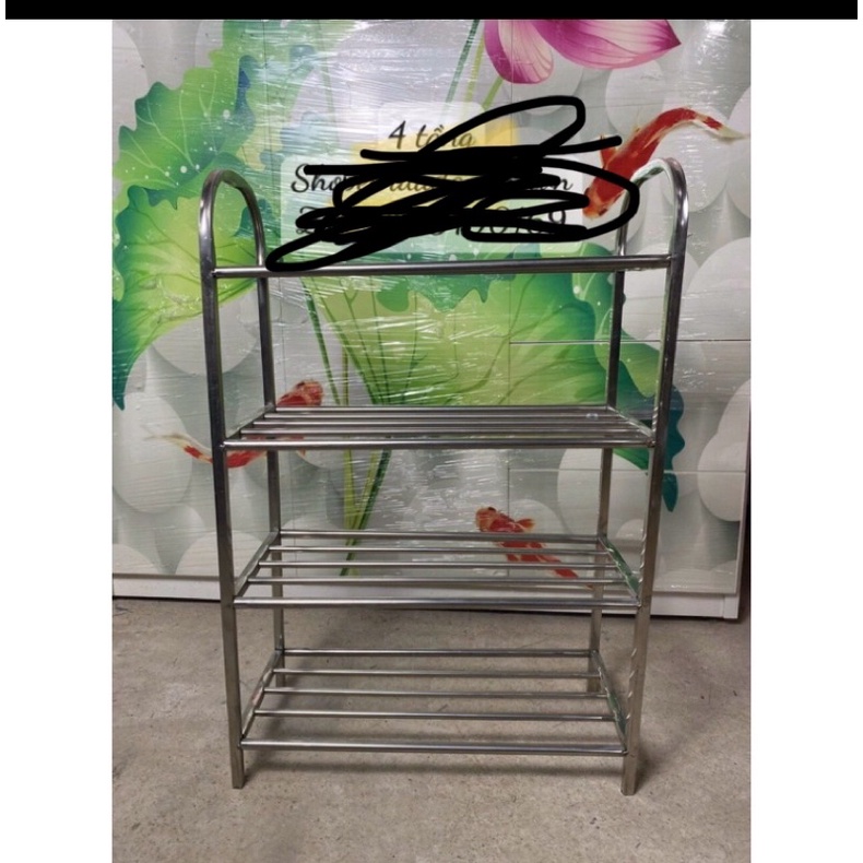 Kệ để giày dép 3 tầng /4tầng bằng inox