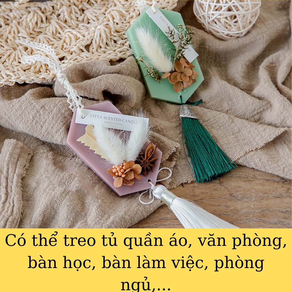 Sáp thơm phòng Chillax hình lục giác hương thơm tự nhiên khử mùi không gian nhà, góc học tập, bếp ăn, làm quà tặng