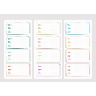 nhãn vở cấp 1, 2, 3 in tên môn học
