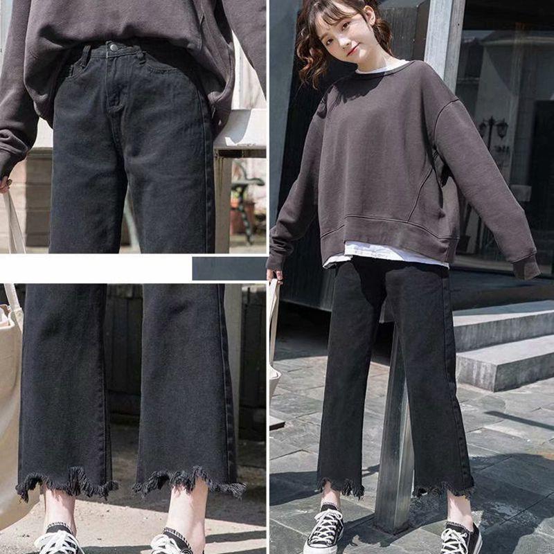 【Lisa】Quần ống rộng lưng thun co dãn cho nữ | BigBuy360 - bigbuy360.vn