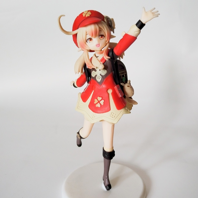 Mô hình Game Genshin Impact, nhân vật Klee Đứng Bằng PVC 16CM, Đồ chơi trang trí dành cho PC cute dễ thương, anime nữ