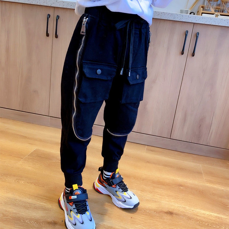 Quần dài có túi thời trang đáng yêu dành cho bé trai