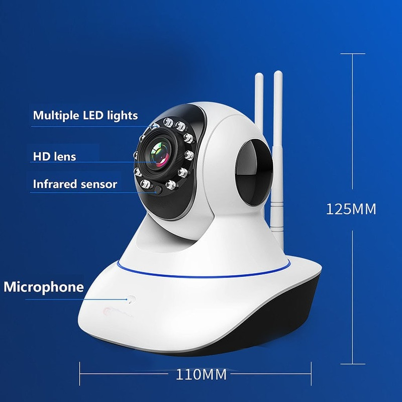 Camera An Ninh 2.4g &amp; 5g Wifi Ip 1080p 2mp Hd