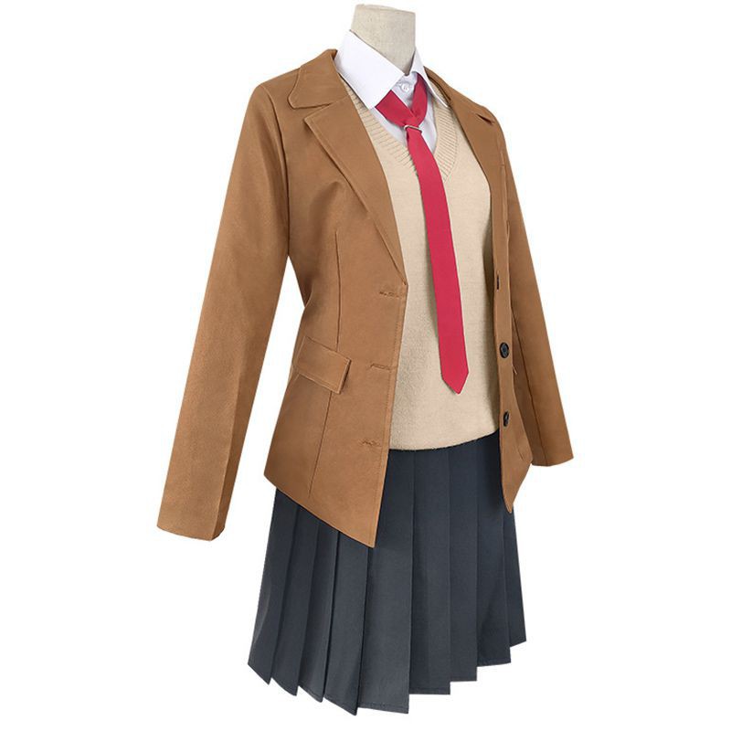 Seishun Buta Yarou Wa Bunny Girl Sakurajima Mai Cosplay Costume Se Full Outfit