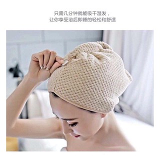 Khăn quấn đầu làm khô tóc