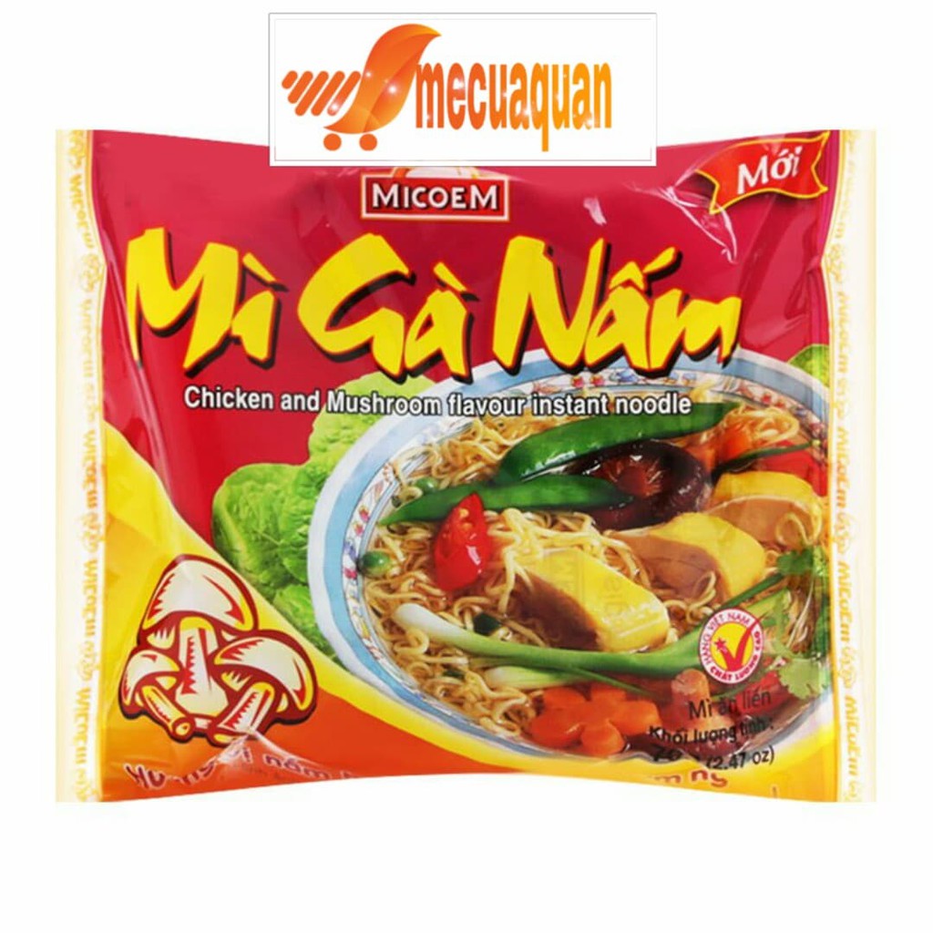 Mì gà nấm Micoem 70g