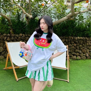 Set đùi dưa hấu quần xoè giống váy 🍉🍉
