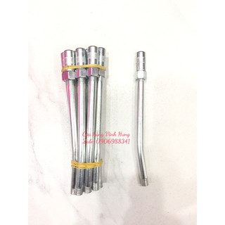 [Siêu rẻ] Ống sắt bơm mỡ kèm đầu bơm mỡ bằng dài 17cm