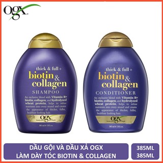Cặp gội xả biotin tím 385ml