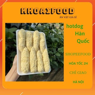 HOTDOG XÚC XÍCH PHÔ MAI HÀN QUỐC CHIÊN NGON HOT HIT KHAY 8 CÂY