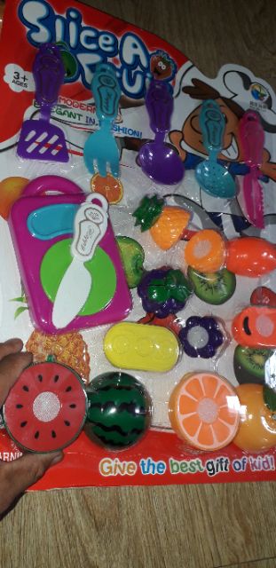 Set đồ chơi nhà bếp trái cây bằng nhựa 533