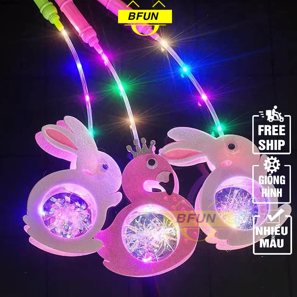 Lồng Đèn Trung Thu Hình Thú Cute Phát Sáng Hottrend - Đèn Lồng Đồ Chơi Trẻ Em Cho Cho Bé Trai Bé Gái Vận Động Bfun