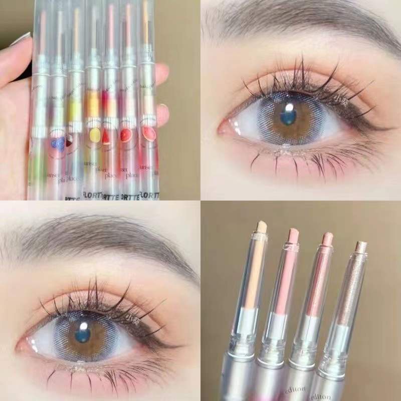 Bút Phấn Mắt / Kẻ Mắt Ánh Ngọc Trai / Nhung Mịn Trang Điểm Dễ Thương