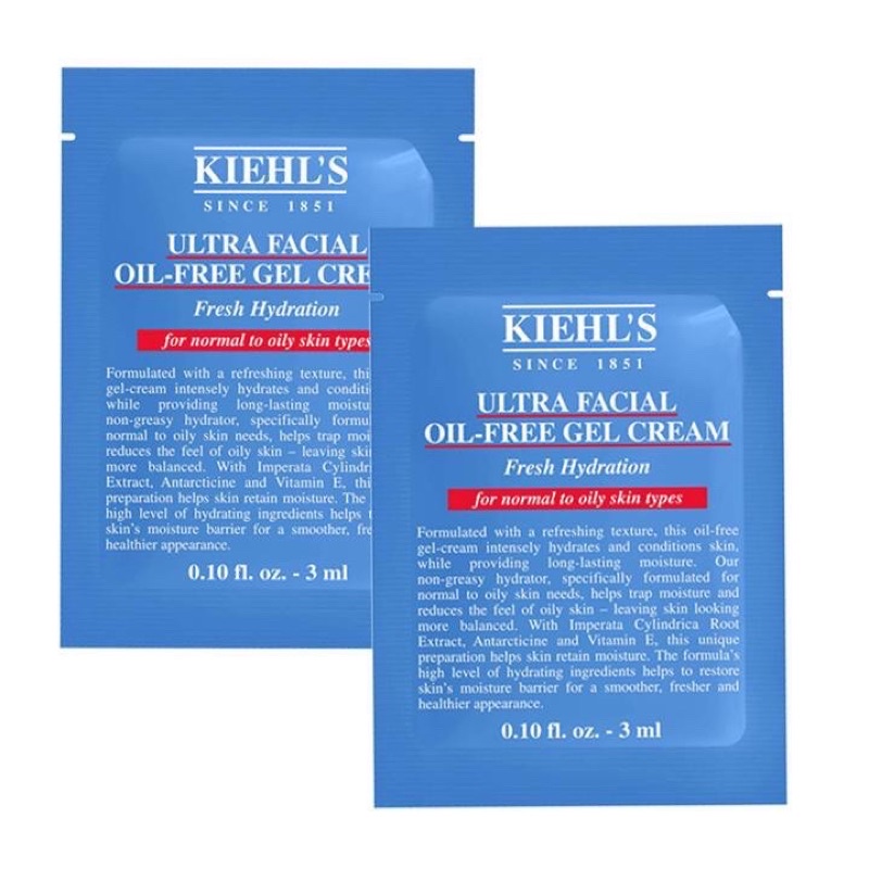 [Minisize 7ml] Kem dưỡng ẩm cho da dầu Kiehl's Ultra Facial Oil-free Gel Cream / Kiehls