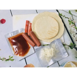 Bánh Pizza Bò Bắp  ( chế biến sẵn, chưa nướng, size 15cm)