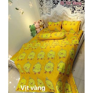 Chăn hè cotton poly trần bông 3 lớp hình thú cute ( được chọn mẫu)