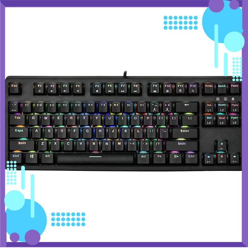 Bàn phím cơ Gaming Edra EK387 Led RGB/ Rainbow  - Chính hãng BH 24 tháng