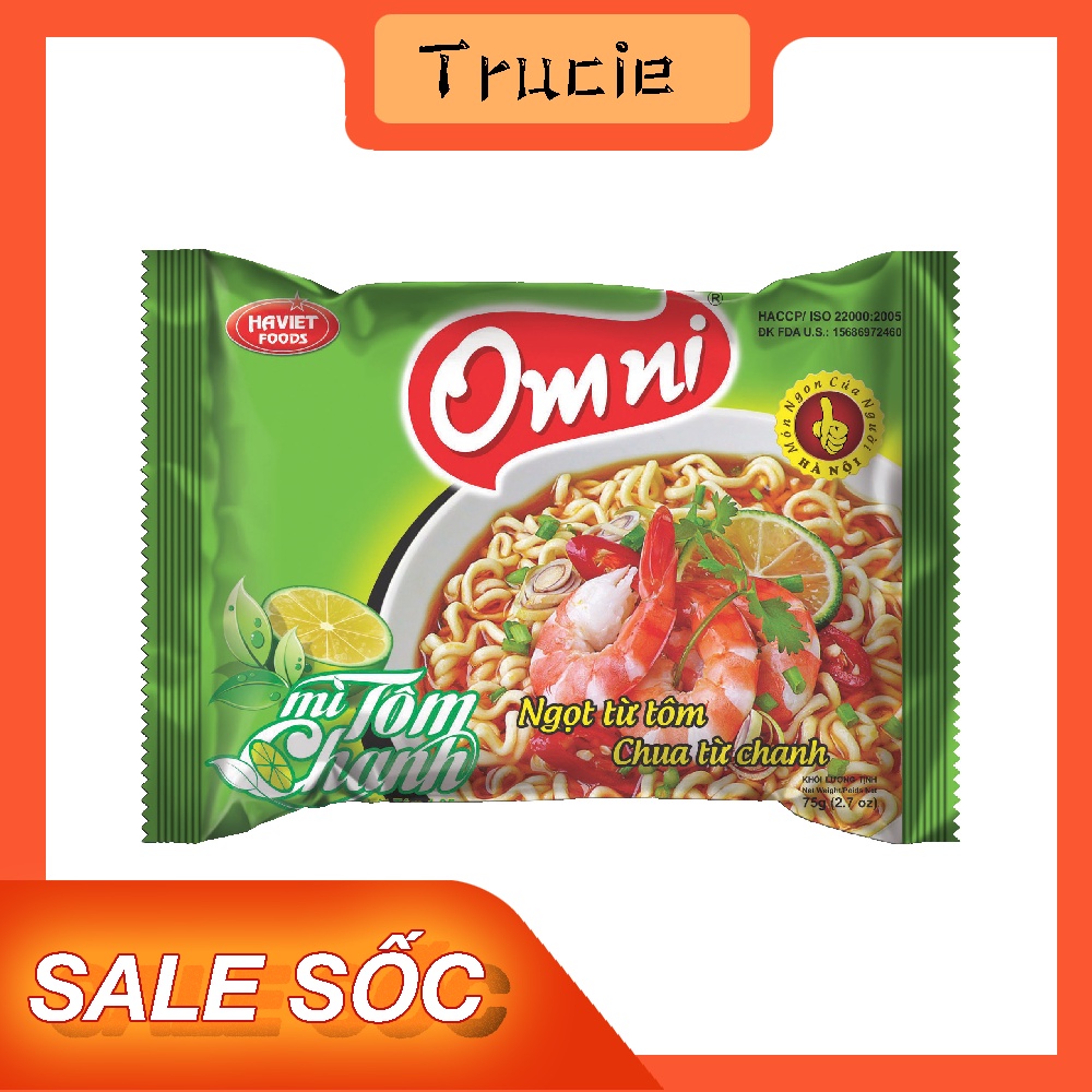 [HOT] Mì tôm chanh omni - Ăn vặt Trucie