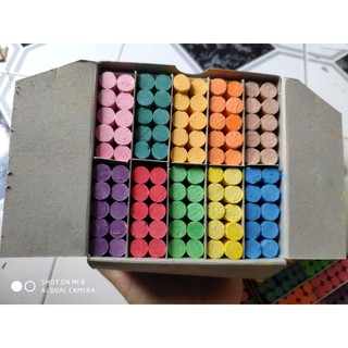  PHẤN VIẾT BẢNG SIÊU NHẸ KHÔNG BỤI HI CHALK - 10 màu 