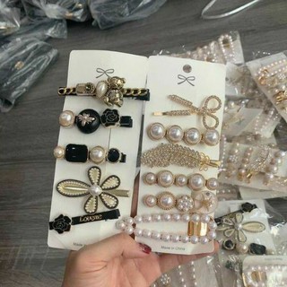 set kẹp tóc tiểu thư sang chảnh
