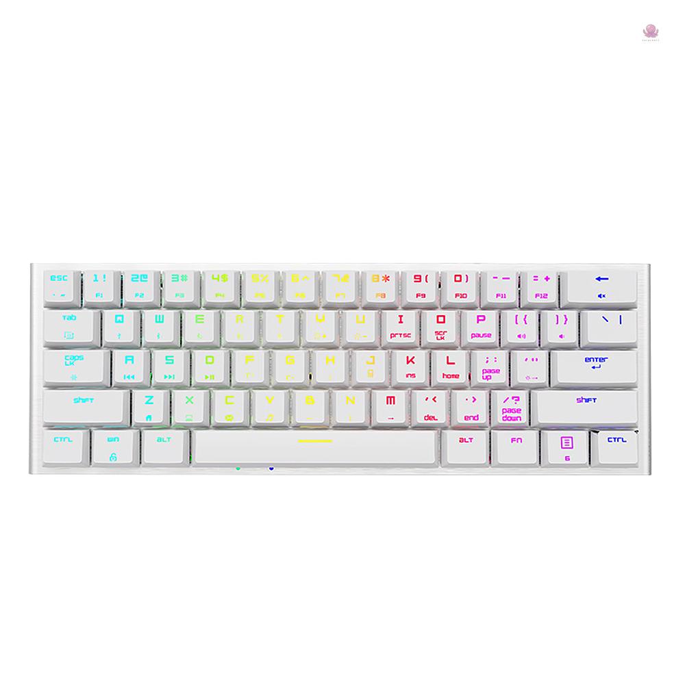 Bàn Phím Cơ Không Dây Trv Magic-Refiner MK28 61 Phím RGB Hỗ Trợ BT5.0/2.4G/USB