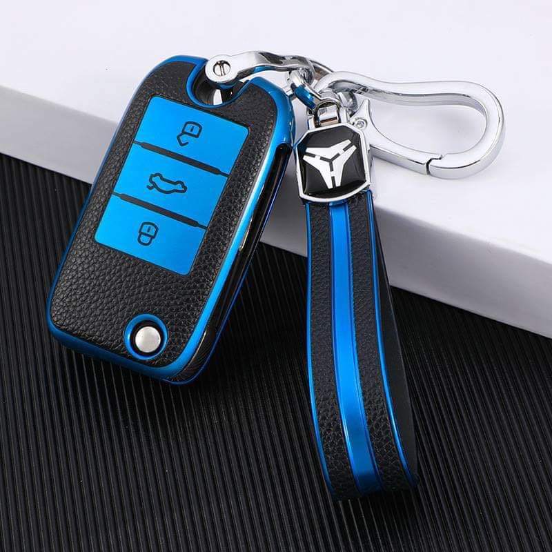 Ốp khóa xe MG ,MG ZS, MG HS - Chất liệu Da TPU