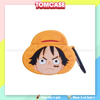 Vỏ ốp Case Airpod 2/3/1/pro, hình MONKEY D. LUFFY, vỏ bảo vệ bao đựng tai nghe bluetooth Airpods 2/pro - TOM CASE
