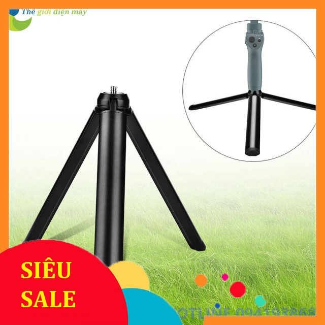 [SiêuRẻ] Bộ Tripod 3 chân cho Gimbal, Camera, kèm đầu kẹp gắn cho điện thoại - Shop Thế Giới Điện máy .