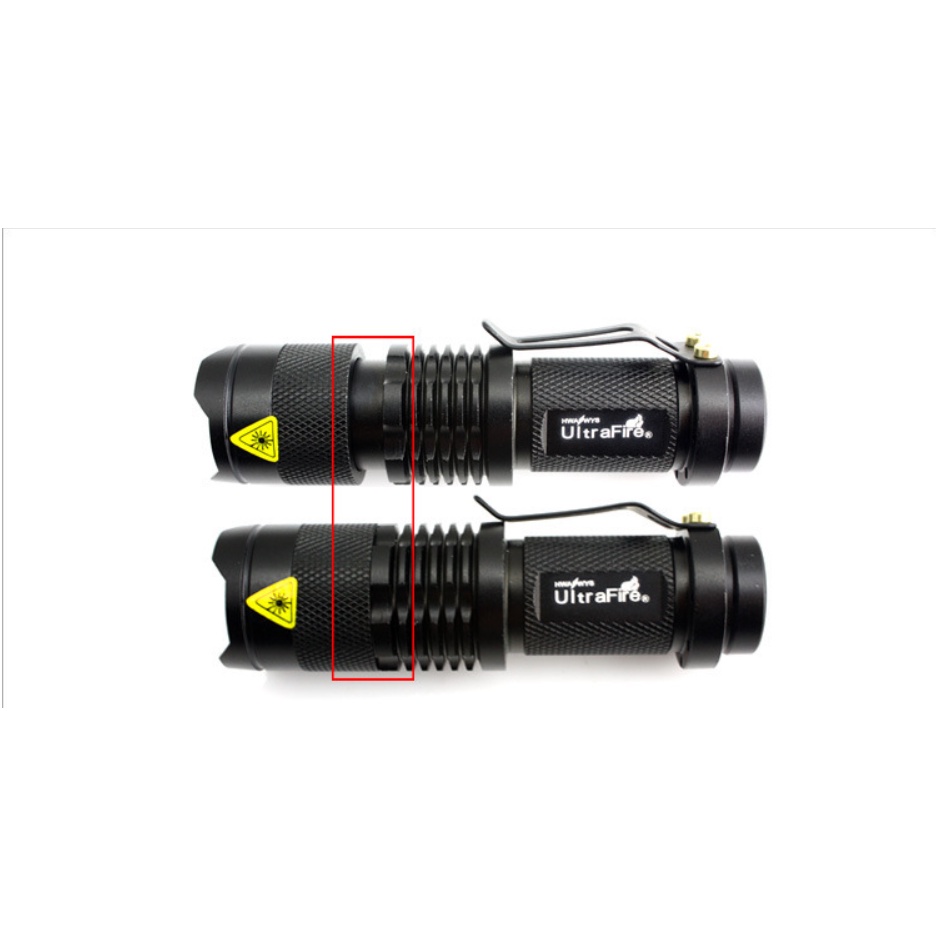 Đèn pin chống chói Zoom mini SK68 Cree XPE Q5 Chính Hãng