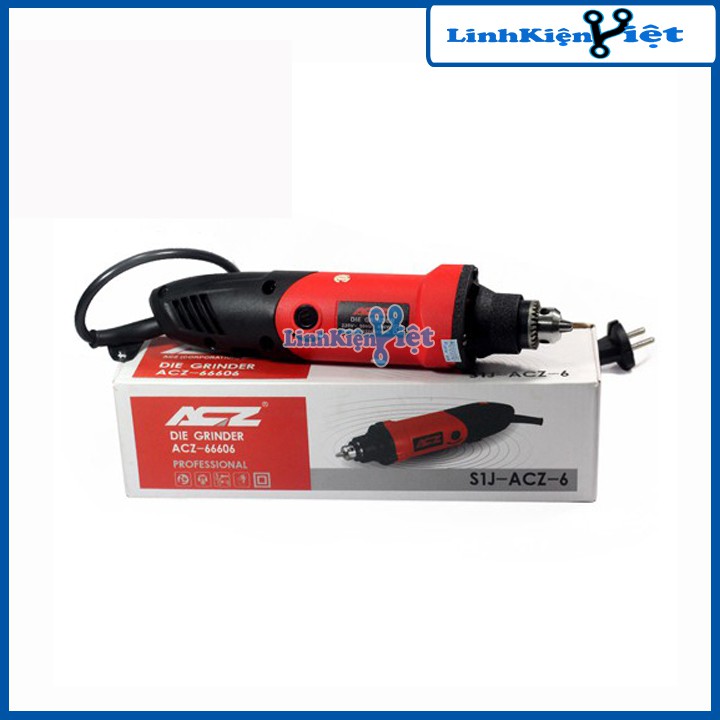 Máy Khoan ACZ-66606 400W 220VAC- Đầu Kẹp 3 Chấu (BH 03 Tháng)