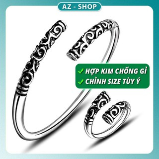 Combo Vòng nhẫn Kim cô Như ý Hoa Du Ký chạm khắc tinh sảo