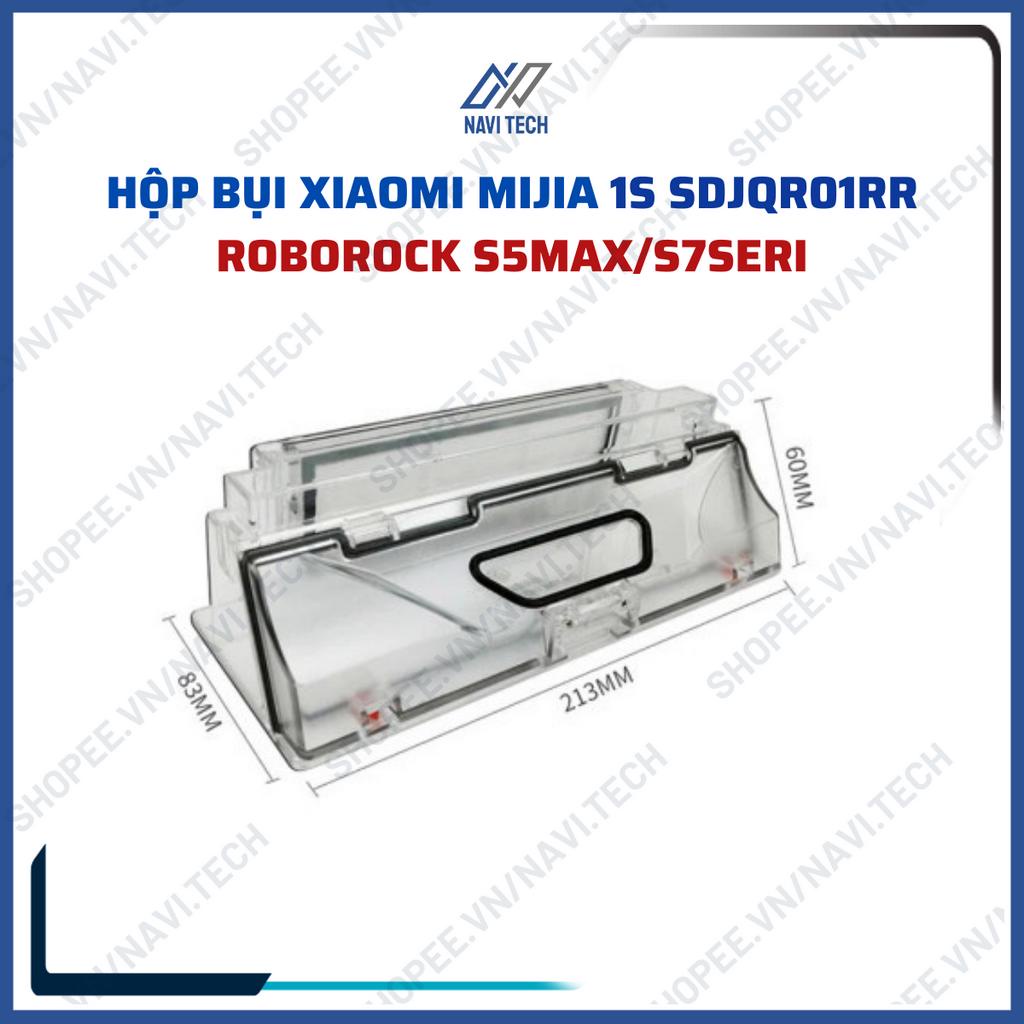 Phụ kiện robot hút bụi lau nhà Mijia 1S SDJQR01RR, Roborock S5 max/ S7 seri Hộp đựng bụi, hộp rác, hộp bụi