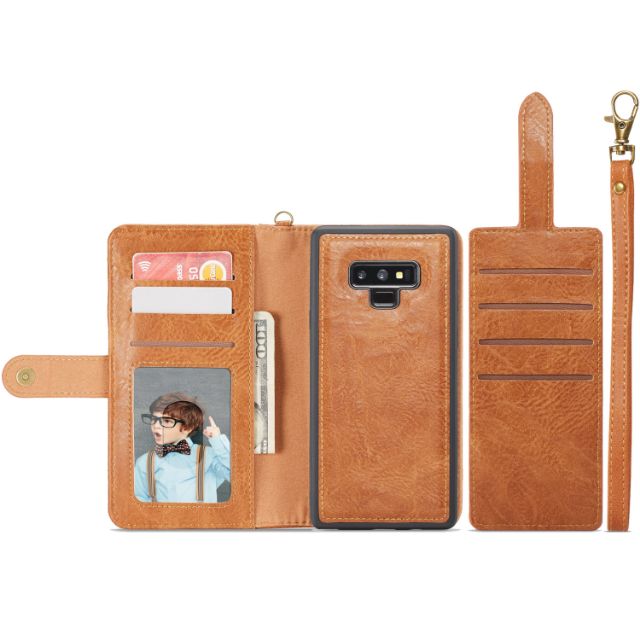 Note 9 - Ốp lưng da kèm ví gập (dạng rời)