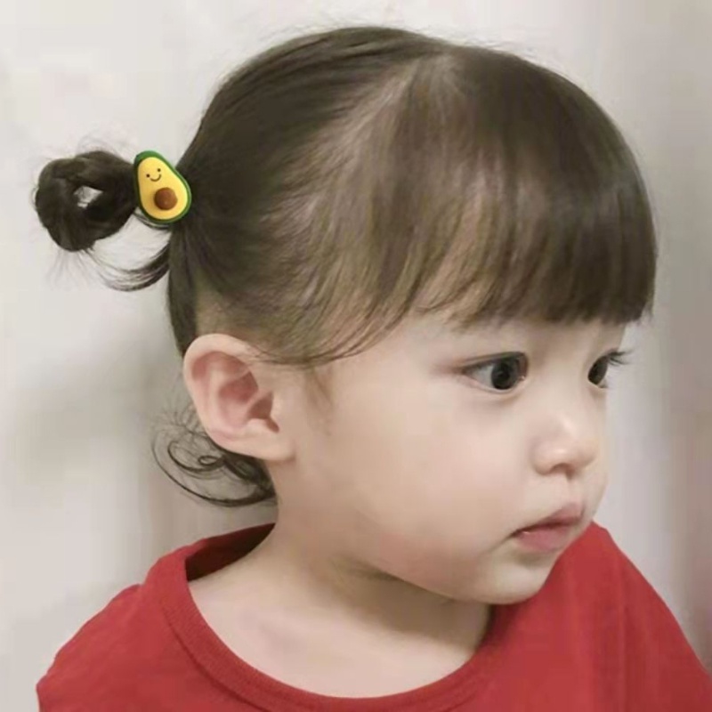 Dây Buộc Tóc Bằng Cao Su Cỡ Nhỏ Không Đau Xinh Xắn Cho Bé Gái