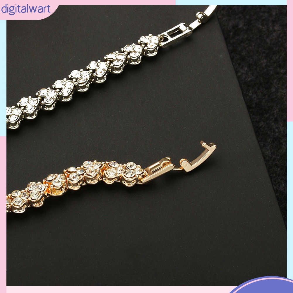 Vòng Tay Đính Đá Kiểu Dáng Đơn Giản, Thời Trang Cho Nữ