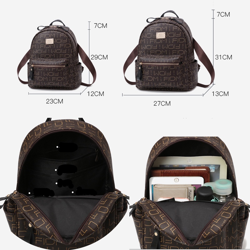 Ba Lô Nữ In Chữ Phong Cách Mới