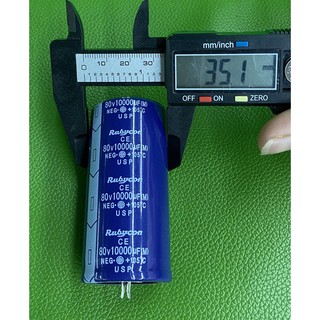Tụ lọc nguồn rubycon 80v 10.000uf