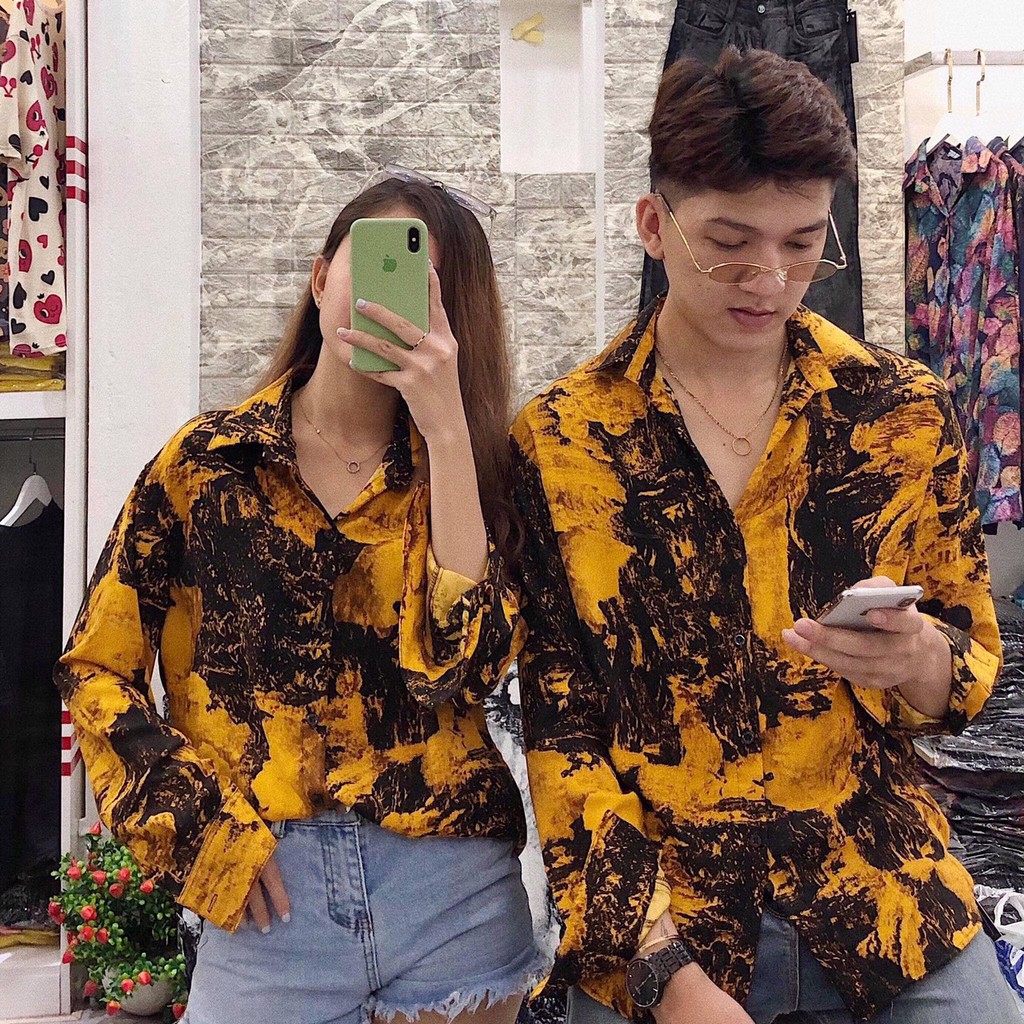 Áo sơ mi cặp, áo sơ mi đôi nam nữ