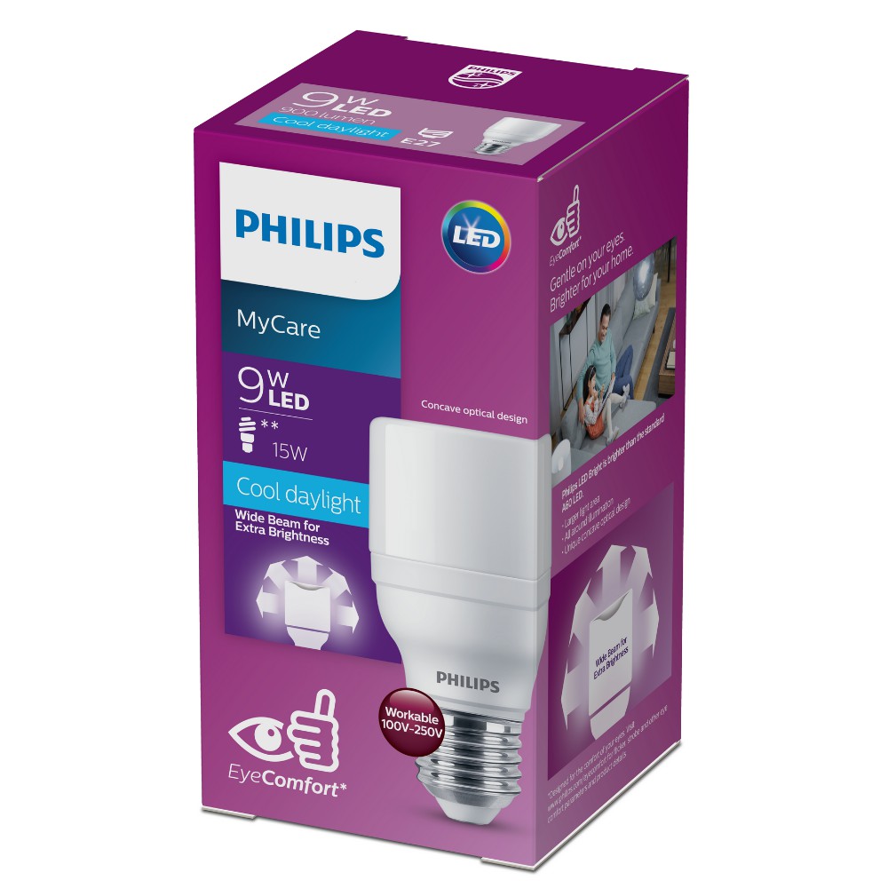 Bóng Đèn Philips LEDBright 9W E27 6500K 230V 1CT/12 APR