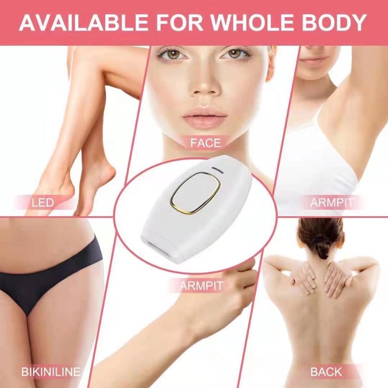 Ubeator Máy Triệt Lông IPL Mini Sử Dụng Công Nghệ Ánh Sáng Laser 500,000 Cao Cấp