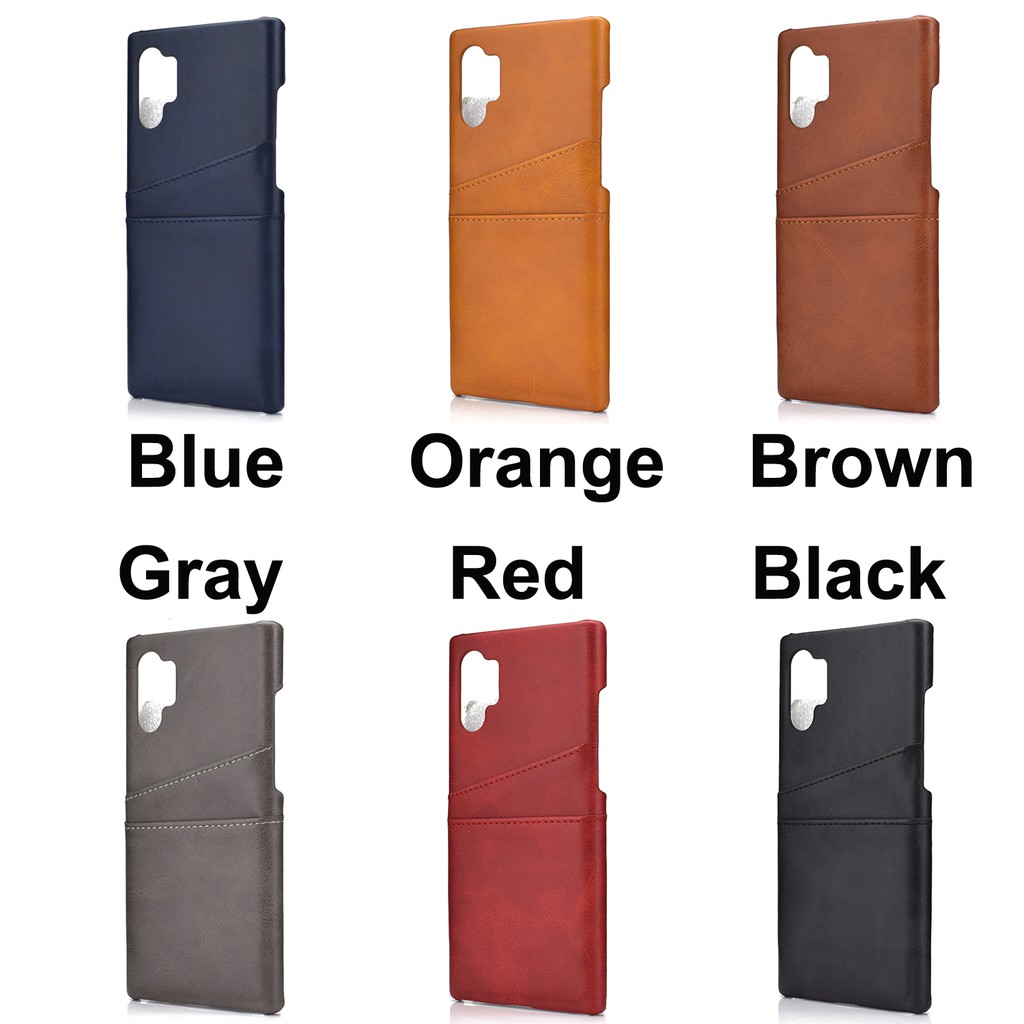 Ốp Điện Thoại Da Giả Có Ngăn Đựng Thẻ Cho Samsung Galaxy S23 s22 s21 S8 S9 S9P note 8 9 s20fe s21fe note 20 ultra