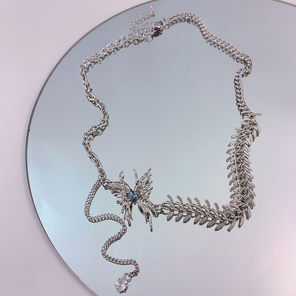 MOCHO Dây Chuyền Hình Xương Cá Phong Cách Hàn Quốc Thời Trang Cho Nữ