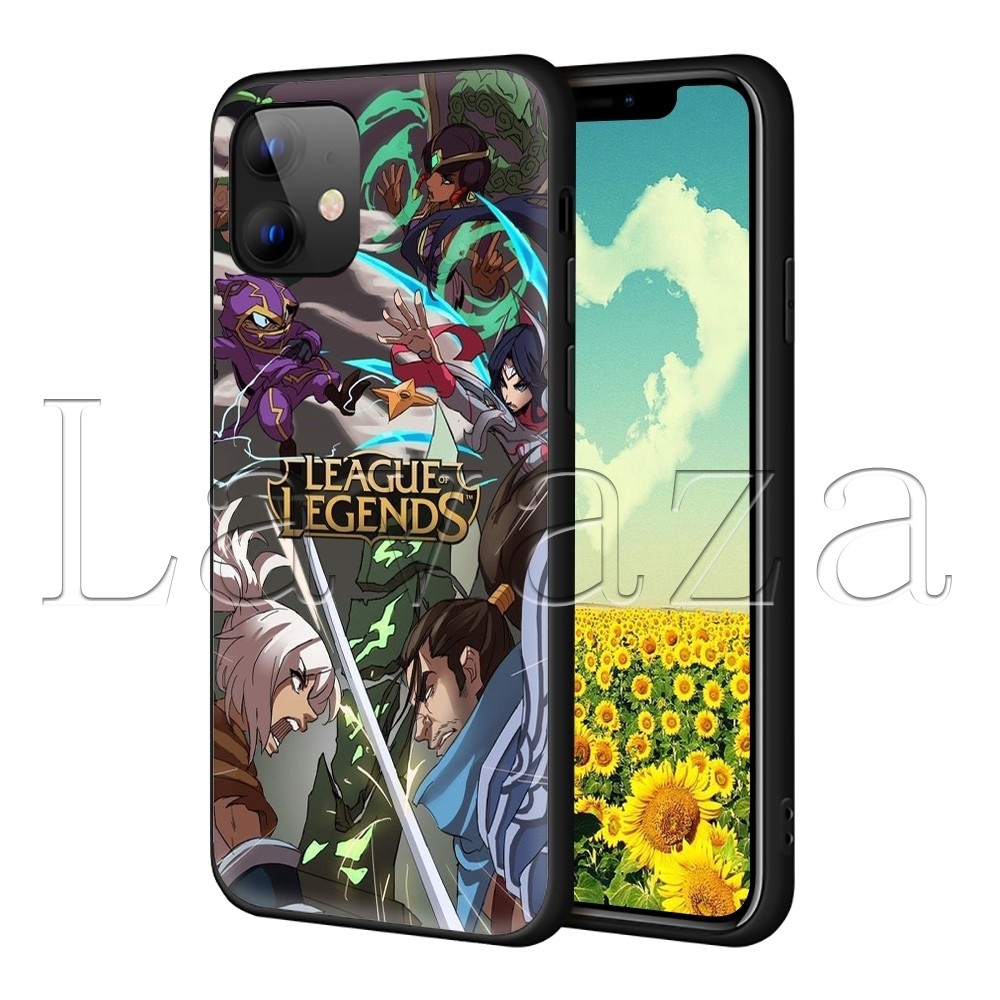 Ốp điện thoại mềm in hình liên minh huyền thoại thích hợp cho Iphone 11 Pro Xs Max Xr X 8 7 6 6s Plus