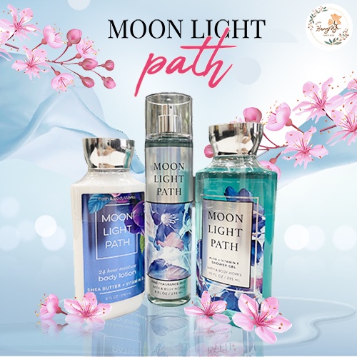 Sữa Tắm Bath Body Work Moon Light Path Shower Gel Cho Làn Da Mịn Màng Chai 295ml