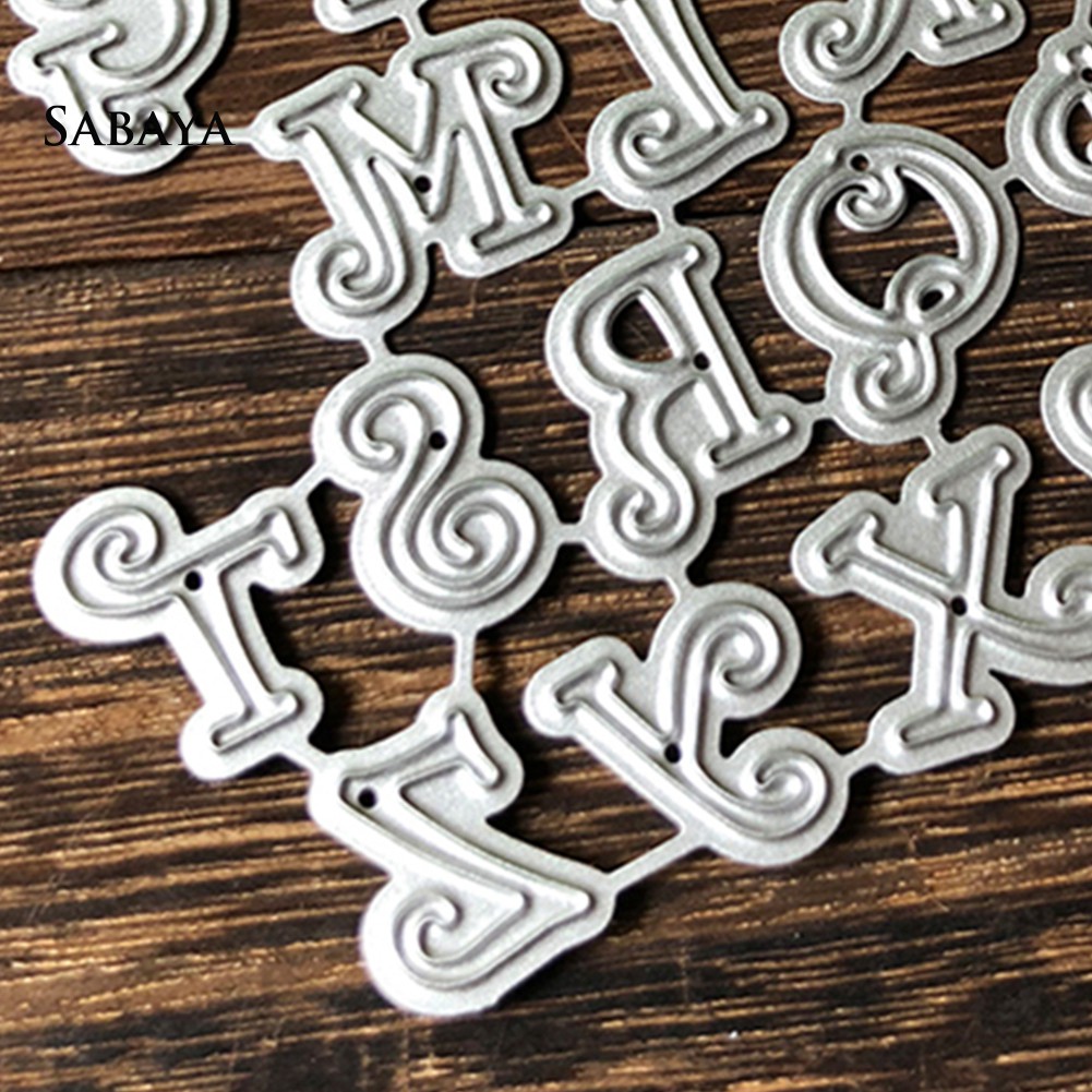 Khuôn Cắt Giấy Kim Loại Hình Chữ Cái